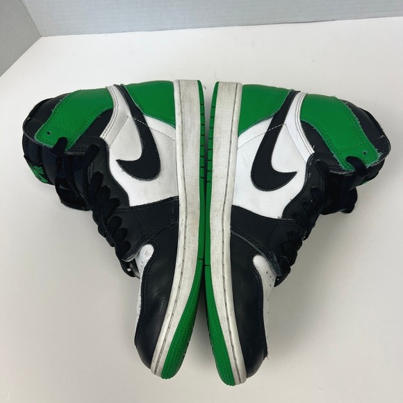 Jordan 1 Retro High OG Lucky Green Black White DZ5485-031 Mens 9.5 St. Patrick's - Picture 4 of 12
